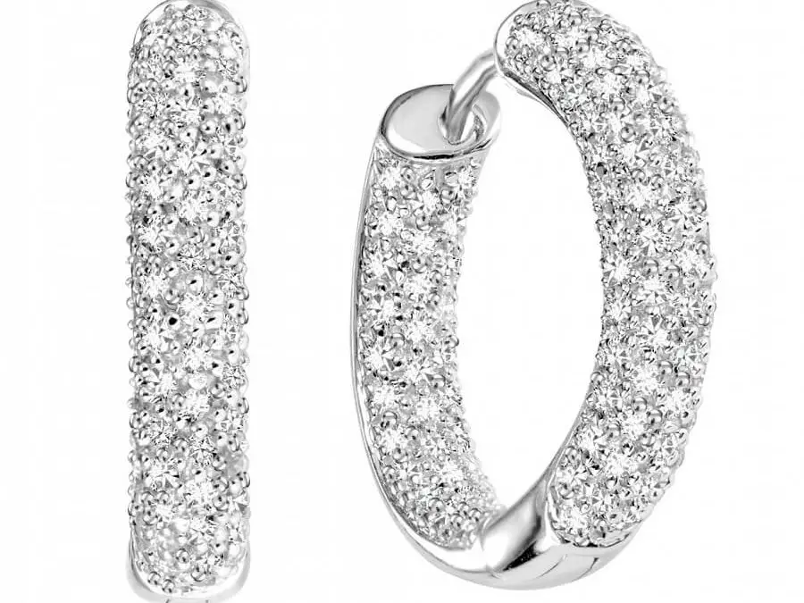 Diamond Hoop Earrings - A Jump from Street to Glamour